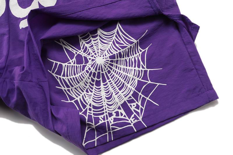 EM Sneakers Sp5der OG Web Double Layer Short Purple White