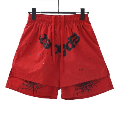 EM Sneakers Sp5der OG Web Double Layer Short Red Black 01