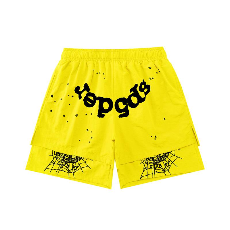 EM Sneakers Sp5der OG Web Double Layer Short Yellow Black