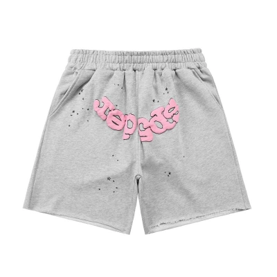 EM Sneakers Sp5der OG Web Logo Sweatshort Gray 01