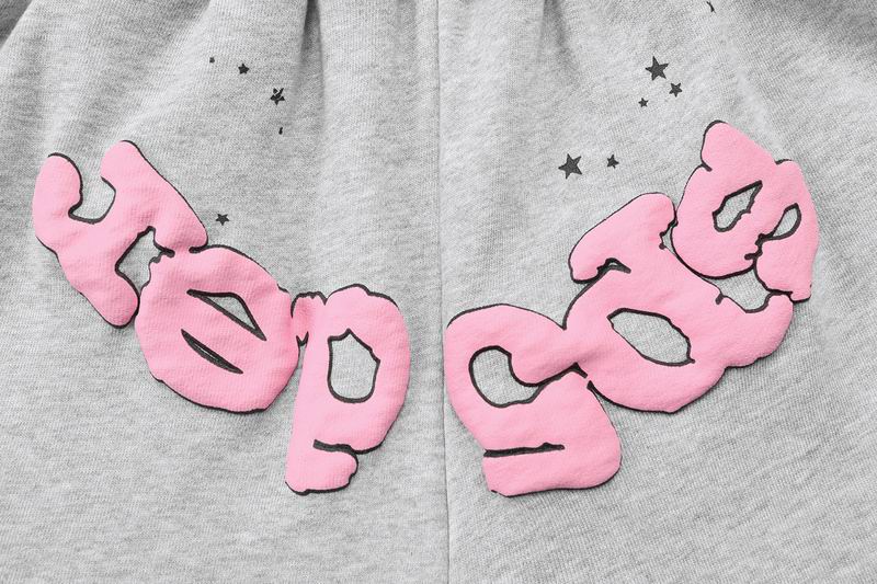 EM Sneakers Sp5der OG Web Logo Sweatshort Gray