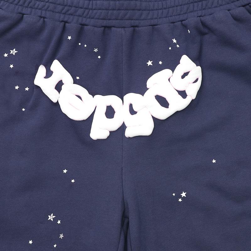 EM Sneakers Sp5der OG Web Logo Sweatshort Navy