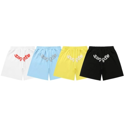 EM Sneakers Sp5der Web Shorts -955 White /Blue /Yellow /Black 01