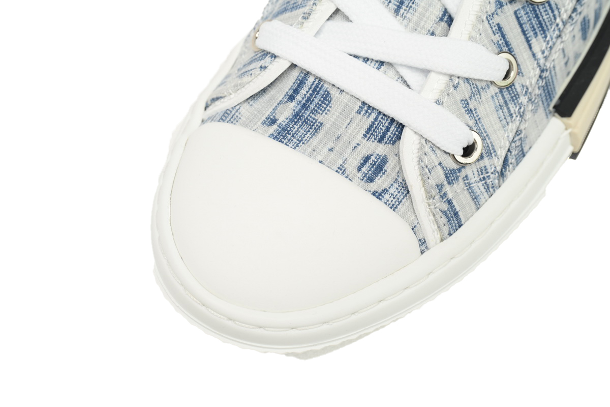 EM Sneakers Dior B23 HT Oblique Transparency Electric Embroidered Benim