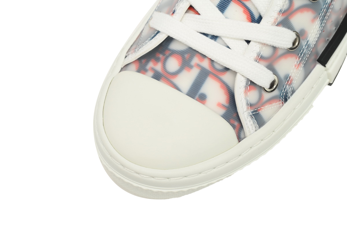 EM Sneakers Dior B23 HT Oblique Transparency High Blue Red