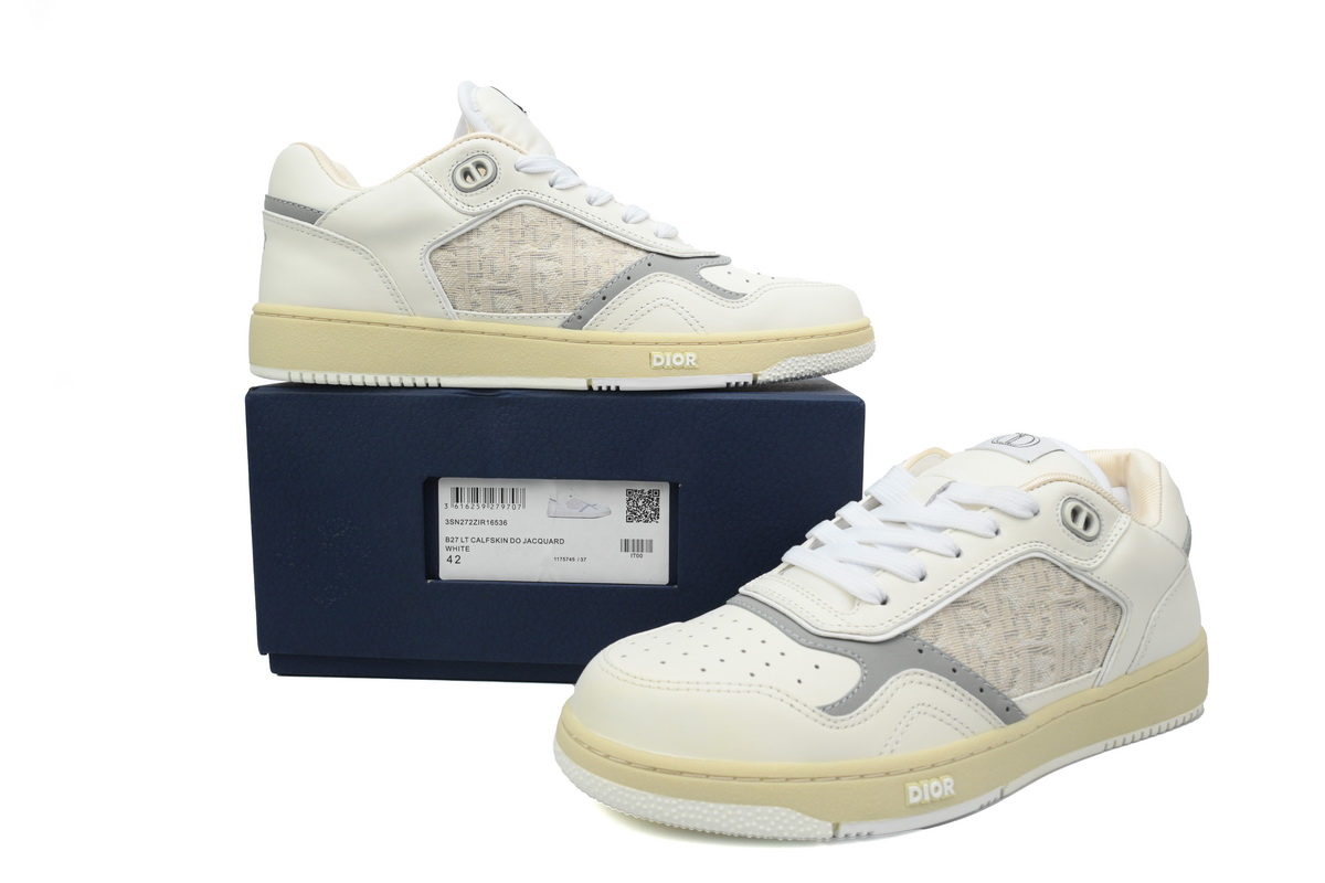 EM Sneakers Dior B27 Low Dior Oblique Galaxy Grey Beige