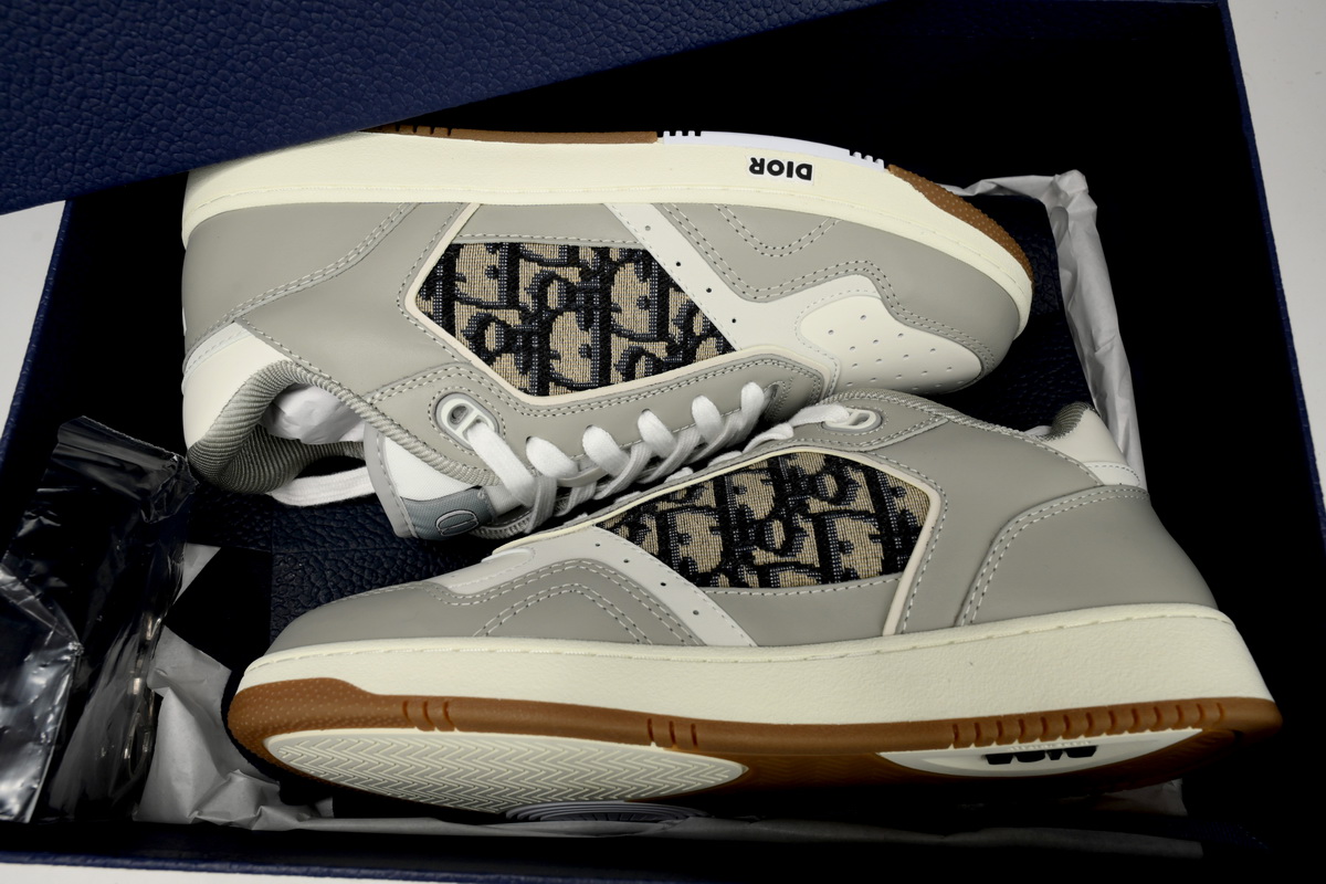 EM Sneakers Dior B27 Low Gray White