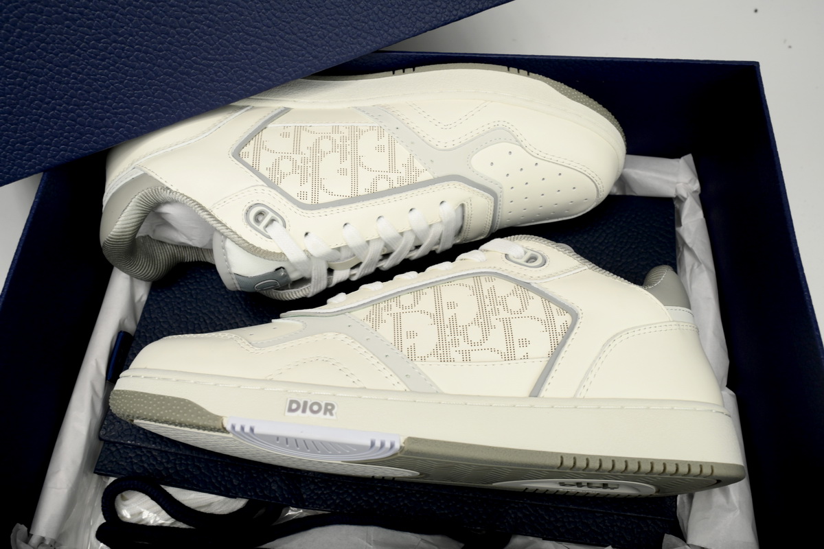 EM Sneakers Dior B27 Low-Top White Calfskin