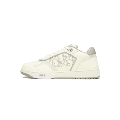 EM Sneakers Dior B27 Low-Top White Calfskin 01