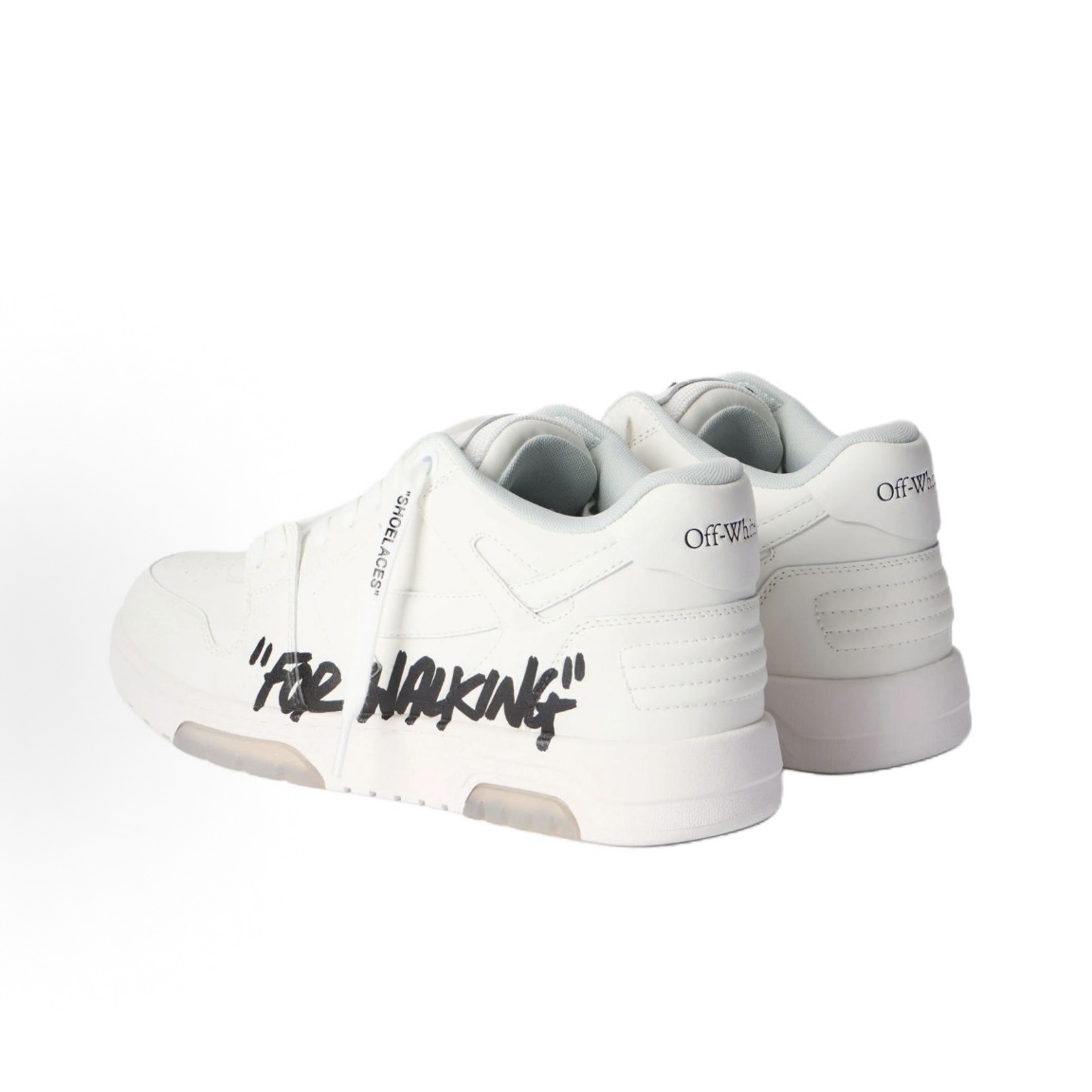 EM Sneakers OFF-WHITE Out Of Office OOO Low Tops For Walking White Black