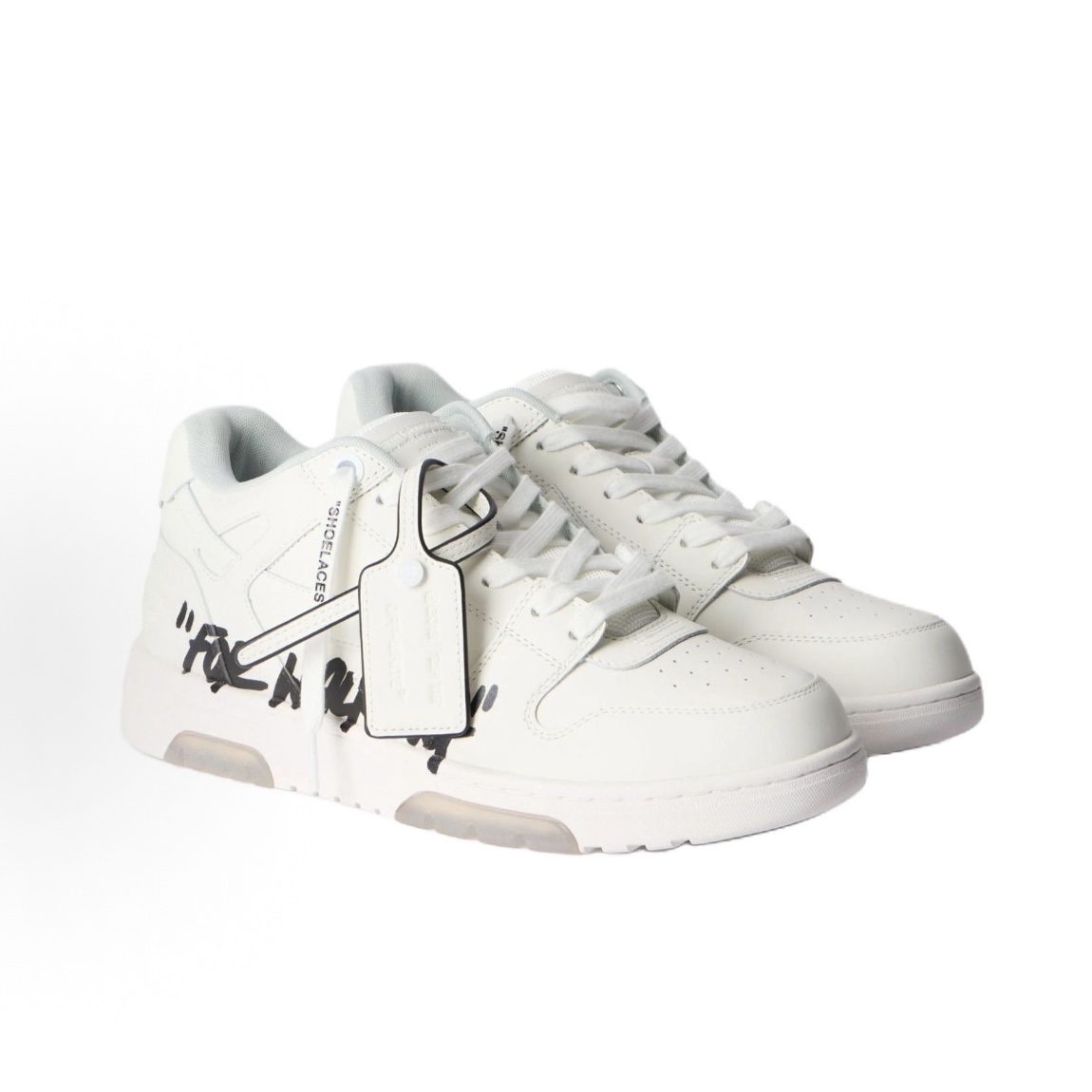 EM Sneakers OFF-WHITE Out Of Office OOO Low Tops For Walking White Black