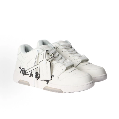 EM Sneakers OFF-WHITE Out Of Office OOO Low Tops For Walking White Black 02