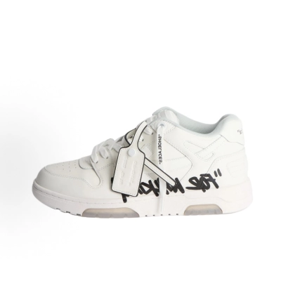 EM Sneakers OFF-WHITE Out Of Office OOO Low Tops For Walking White Black 01