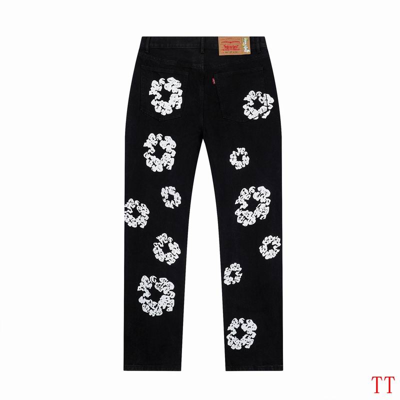 EM Sneakers Denim Tears Cotton Wreath Jeans Black