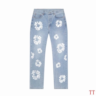 EM Sneakers Denim Tears Cotton Wreath Jeans Wash Light Blue 01