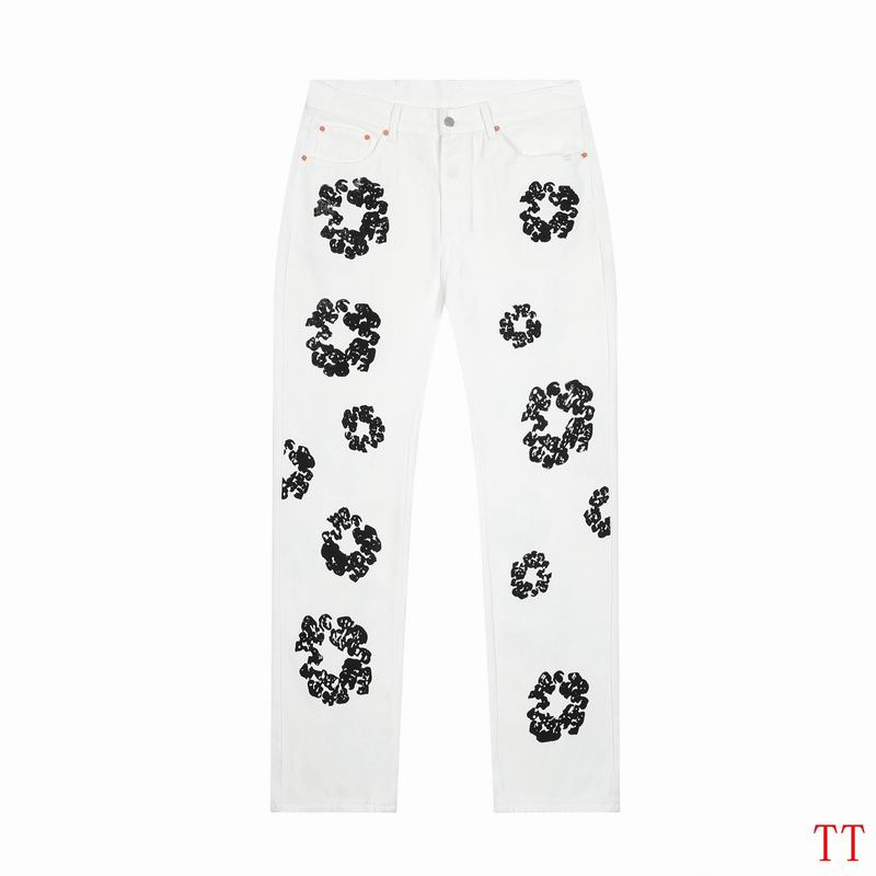 EM Sneakers Denim Tears Cotton Wreath Jeans White