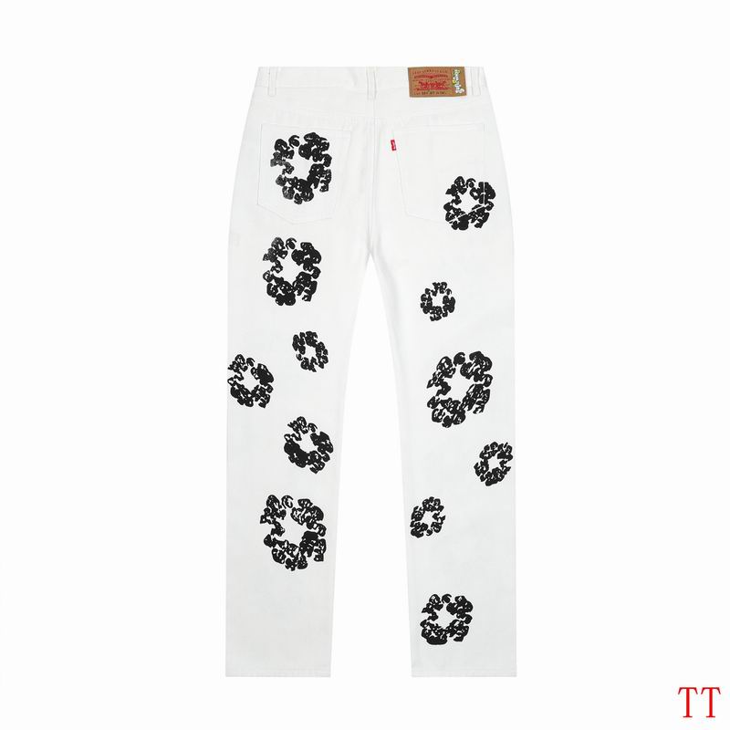 EM Sneakers Denim Tears Cotton Wreath Jeans White