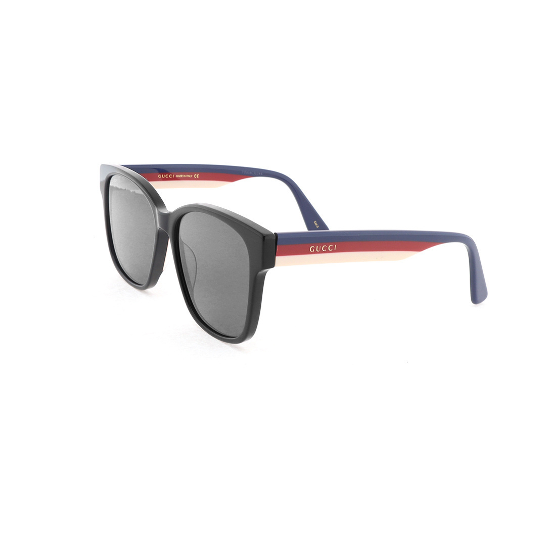 EM Sneakers Gucci Square-frame Sunglasses / Red Blue and White Temples