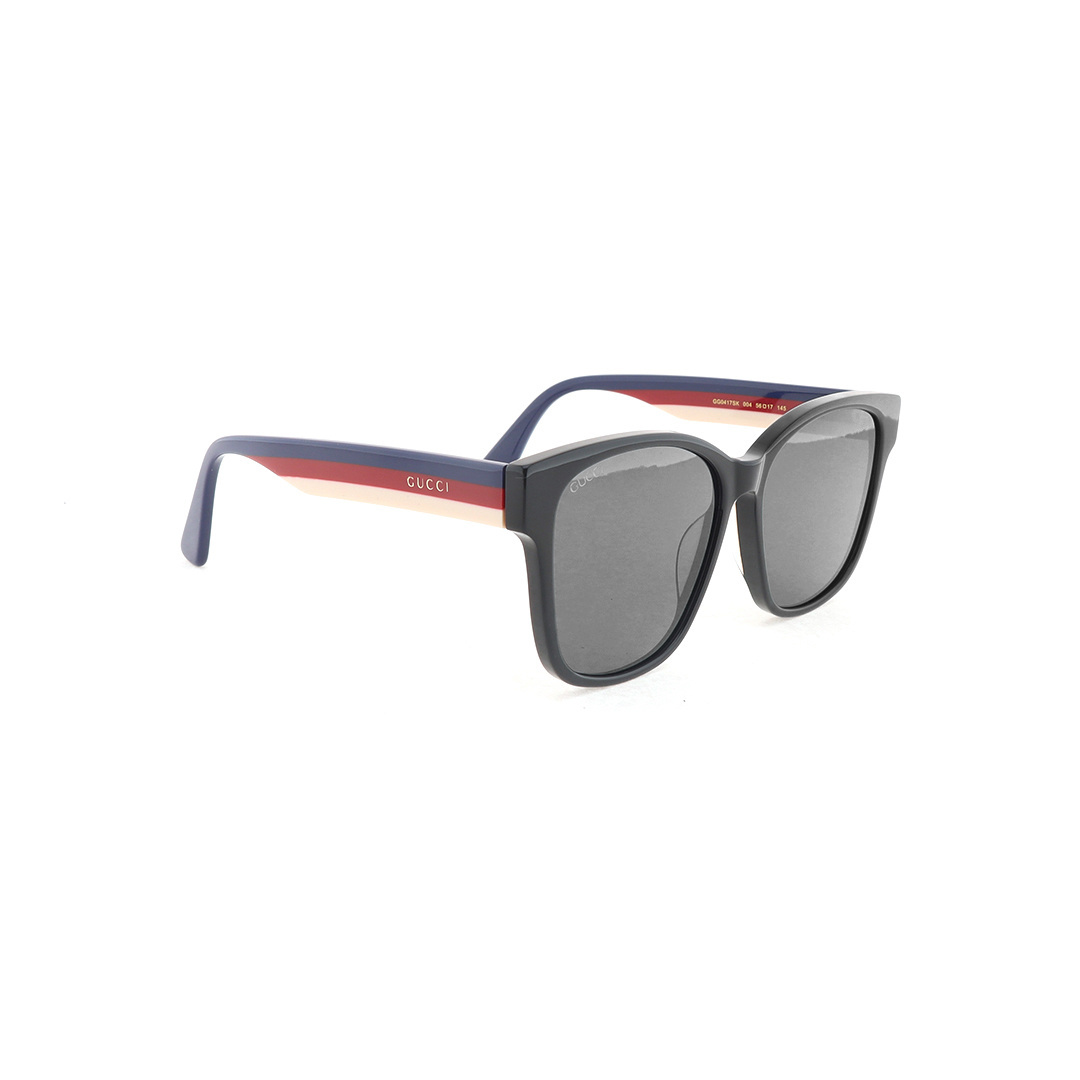EM Sneakers Gucci Square-frame Sunglasses / Red Blue and White Temples