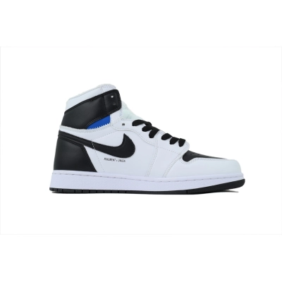 EM Sneakers Air Jordan 1 × Union LA Six Time Champion Black White 02