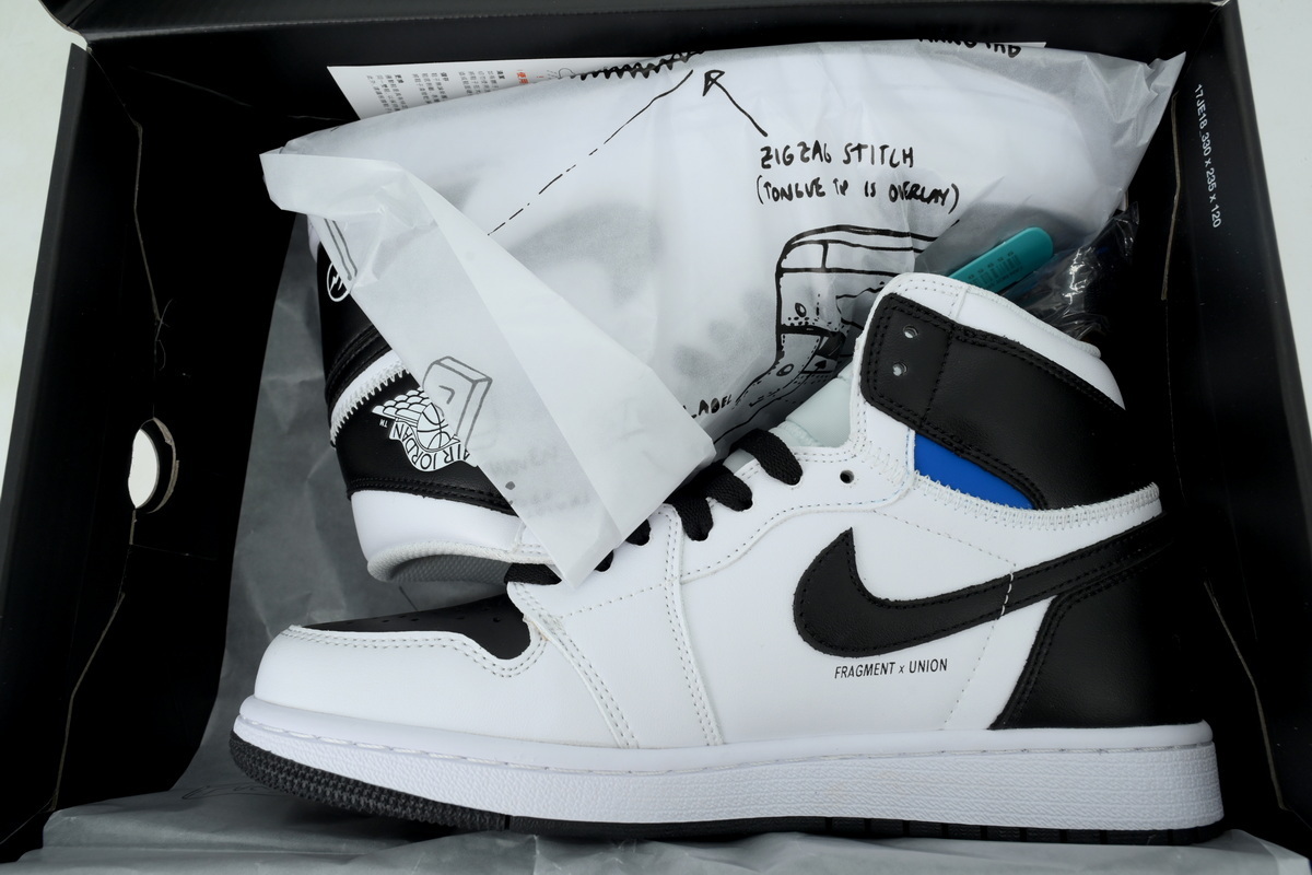 EM Sneakers Air Jordan 1 × Union LA Six Time Champion Black White