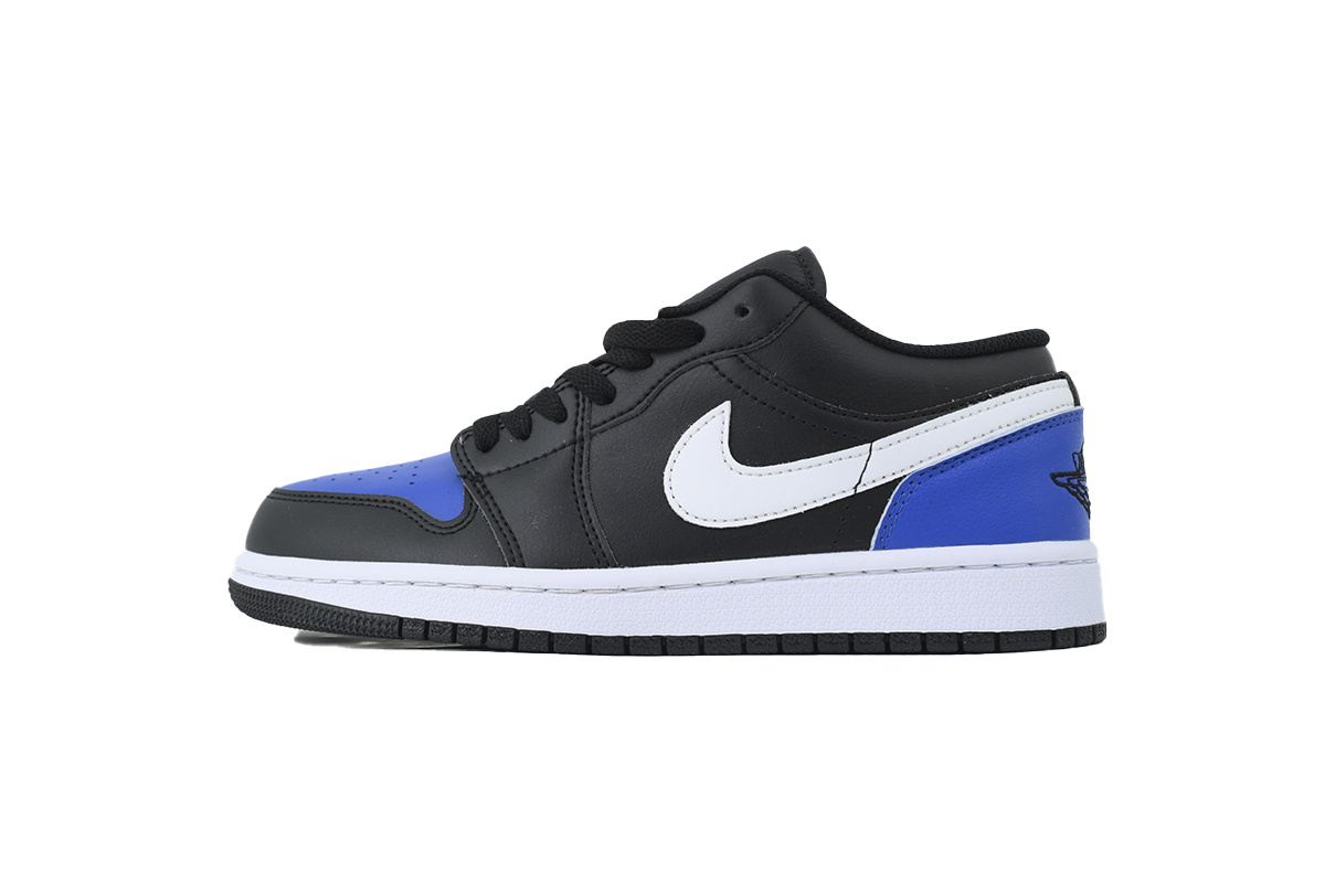EM Sneakers Air Jordan 1 Low Black Royal Toe