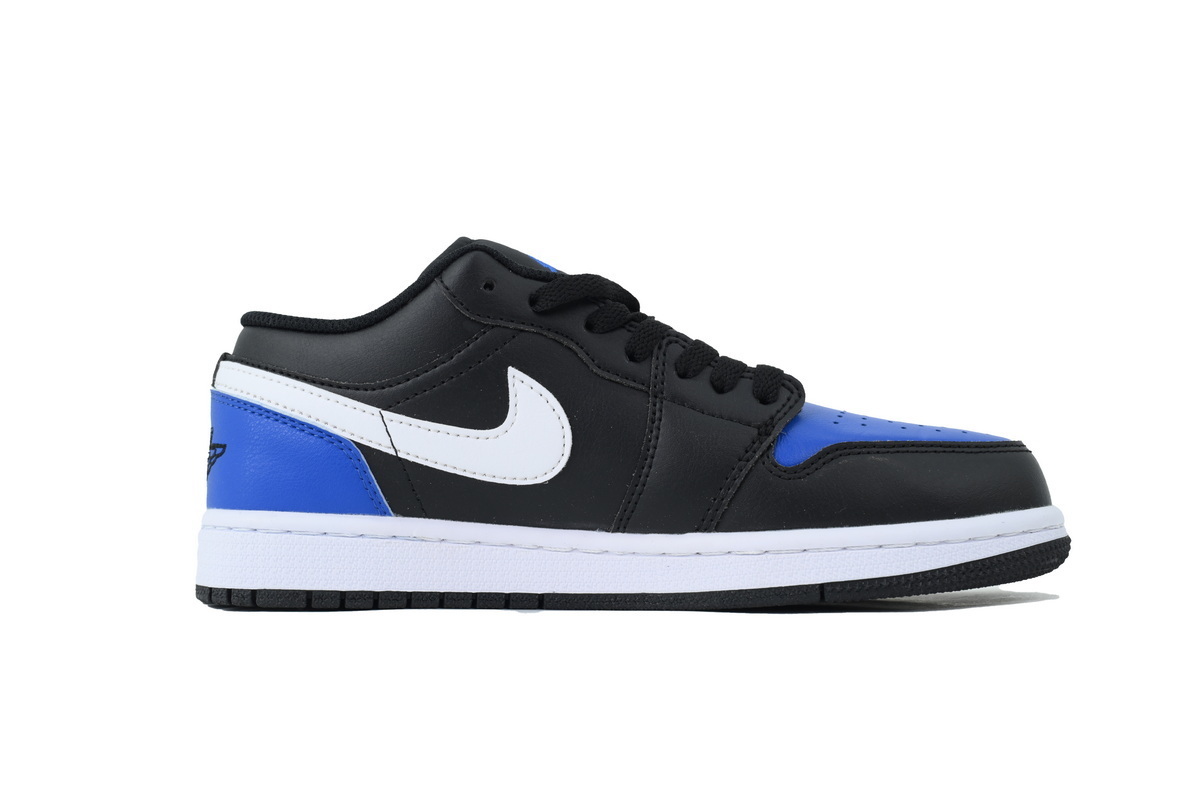 EM Sneakers Air Jordan 1 Low Black Royal Toe