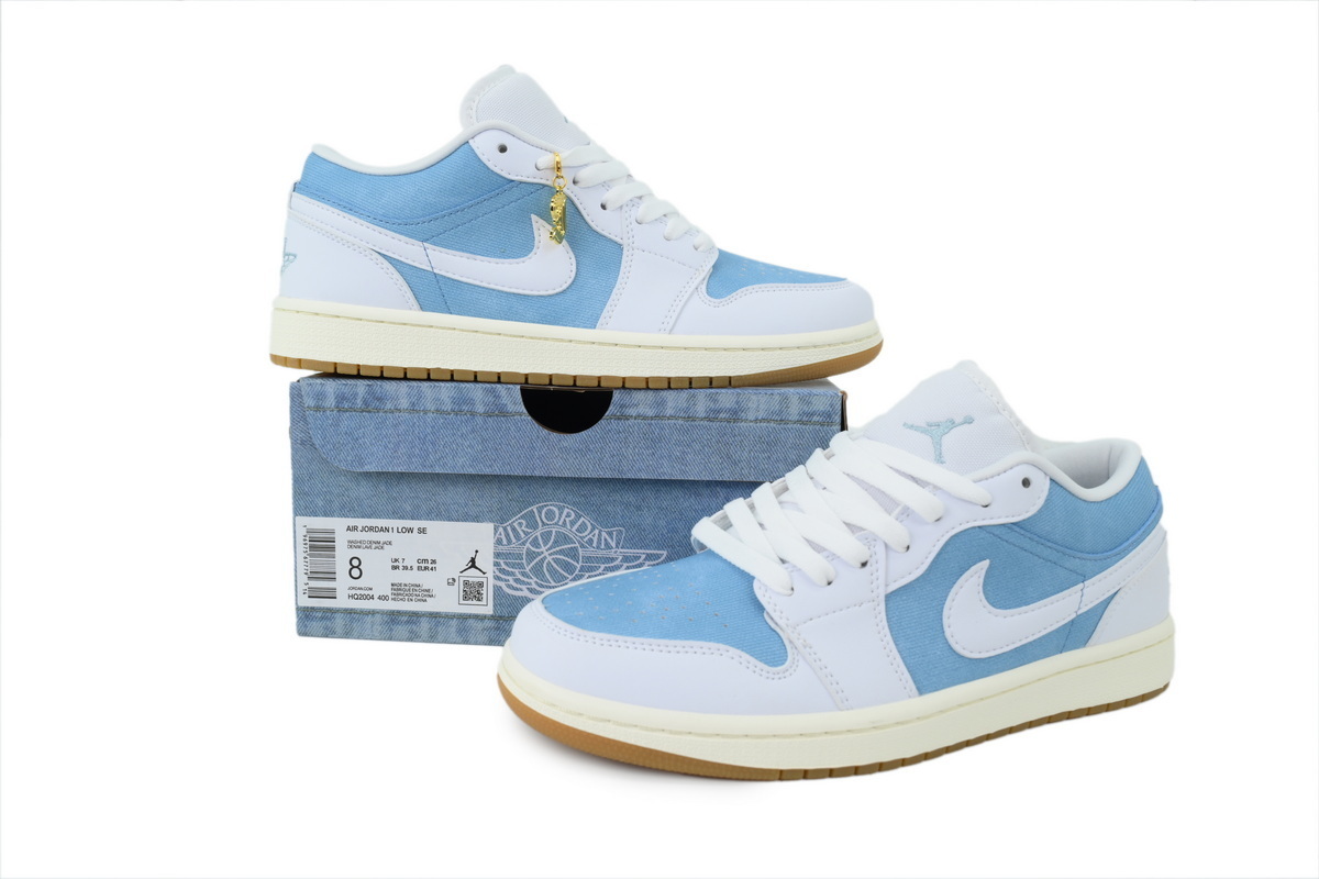 EM Sneakers Air Jordan 1 Low SE Denim Worn Blue