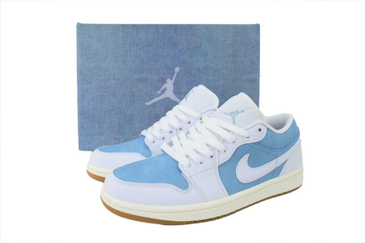 EM Sneakers Air Jordan 1 Low SE Denim Worn Blue