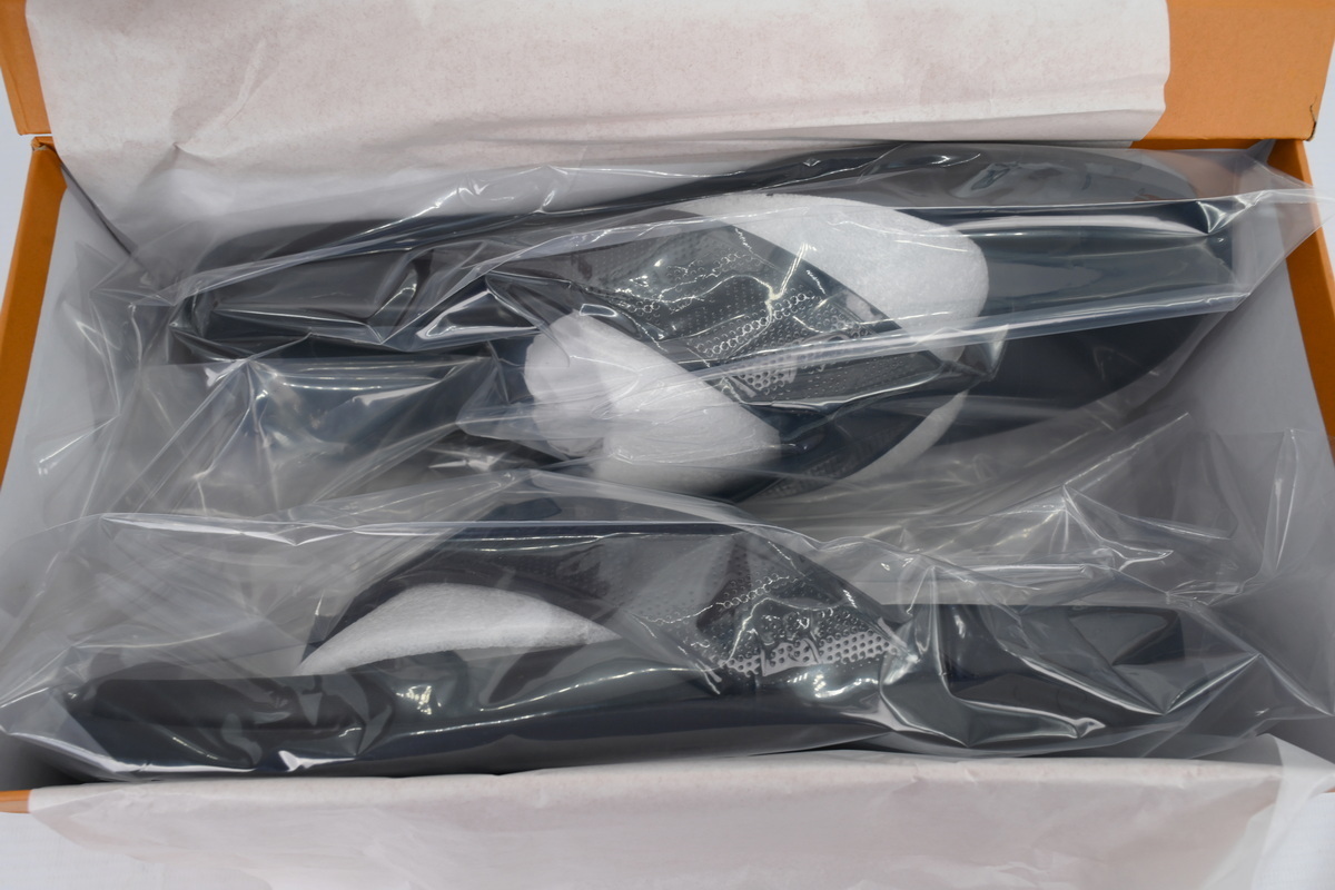 EM Sneakers Louis Vuitton LV Mirabeau Thong Slides-The Leather Surface Is Completely Black