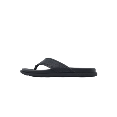 EM Sneakers Louis Vuitton LV Mirabeau Thong Slides Net Black 01