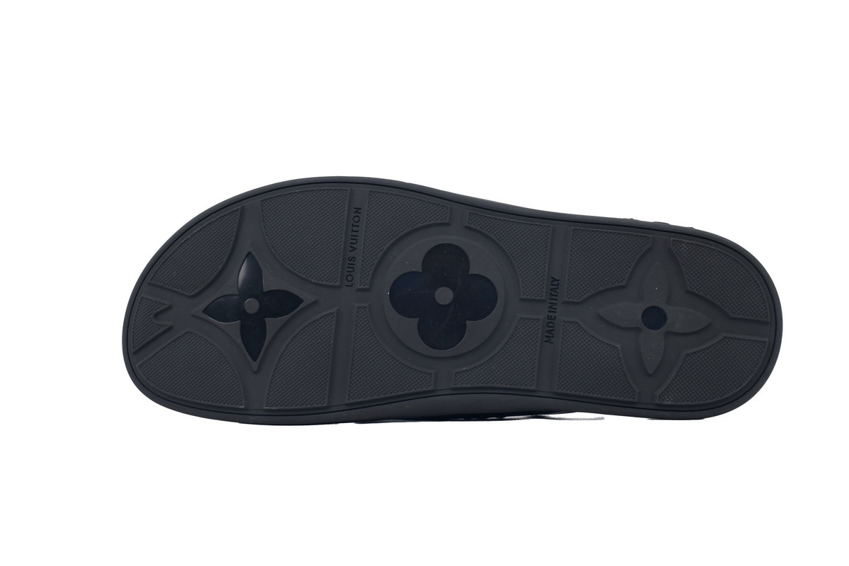 EM Sneakers Louis Vuitton LV Mirabeau Thong Slides-The Network Is Completely Black