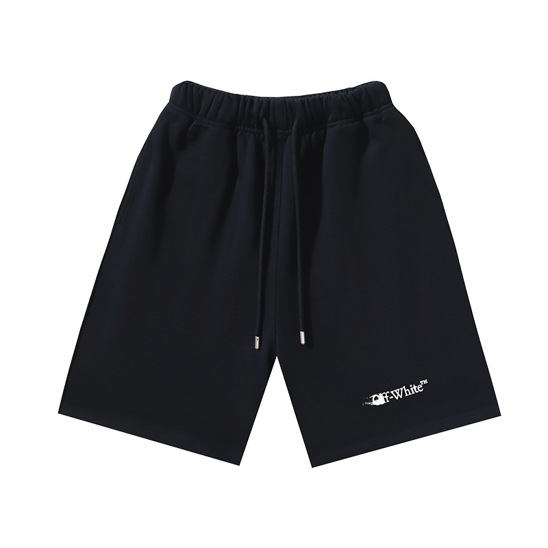 EM Sneakers OFF-WHITE Arrow Graffiti Arrow Print Shorts Black & White