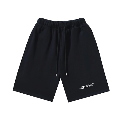 EM Sneakers OFF-WHITE Arrow Graffiti Arrow Print Shorts Black & White 02