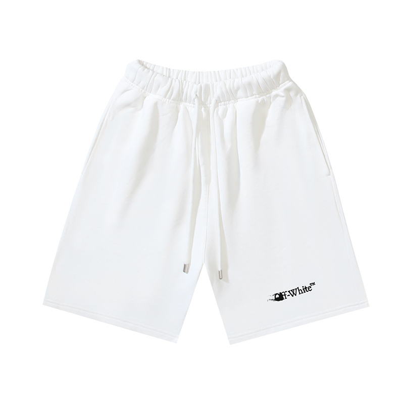 EM Sneakers OFF-WHITE Arrow Graffiti Arrow Print Shorts Black & White