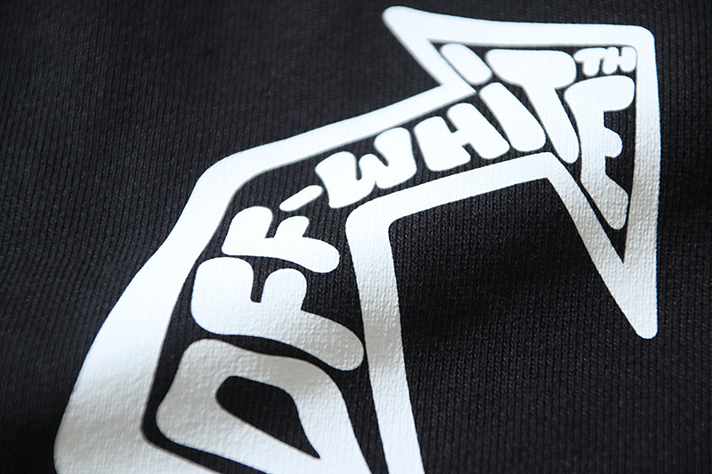 EM Sneakers OFF-WHITE Screw Print Shorts Black & White