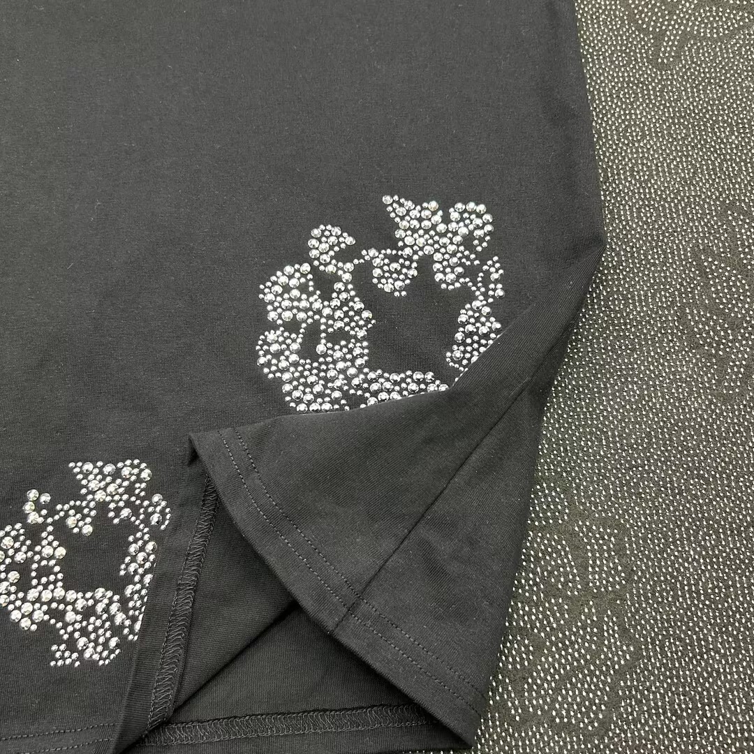 EM Sneakers Denim Tears The Cotton Wreath T-Shirt Royal Black and Diamond-DTT15