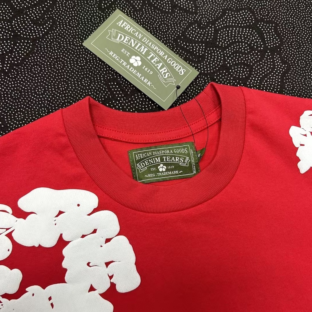 EM Sneakers Denim Tears The Cotton Wreath T-Shirt Royal Blue-DTT11