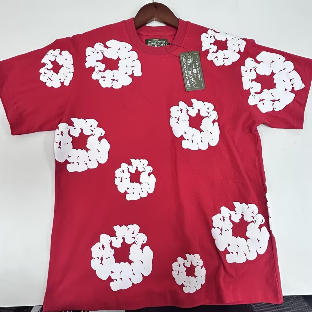 EM Sneakers Denim Tears The Cotton Wreath T-Shirt Royal Blue-DTT11