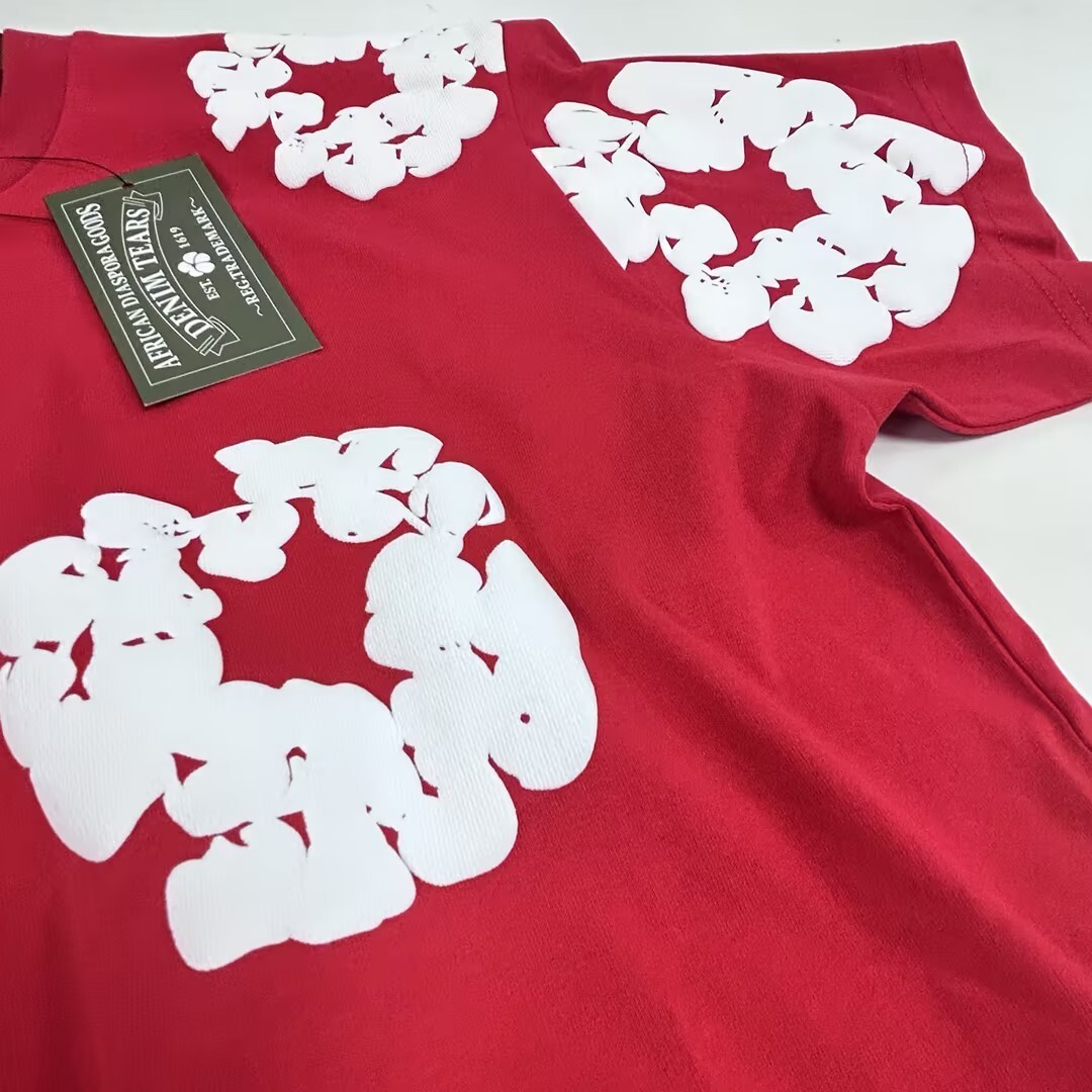 EM Sneakers Denim Tears The Cotton Wreath T-Shirt Royal Blue-DTT11