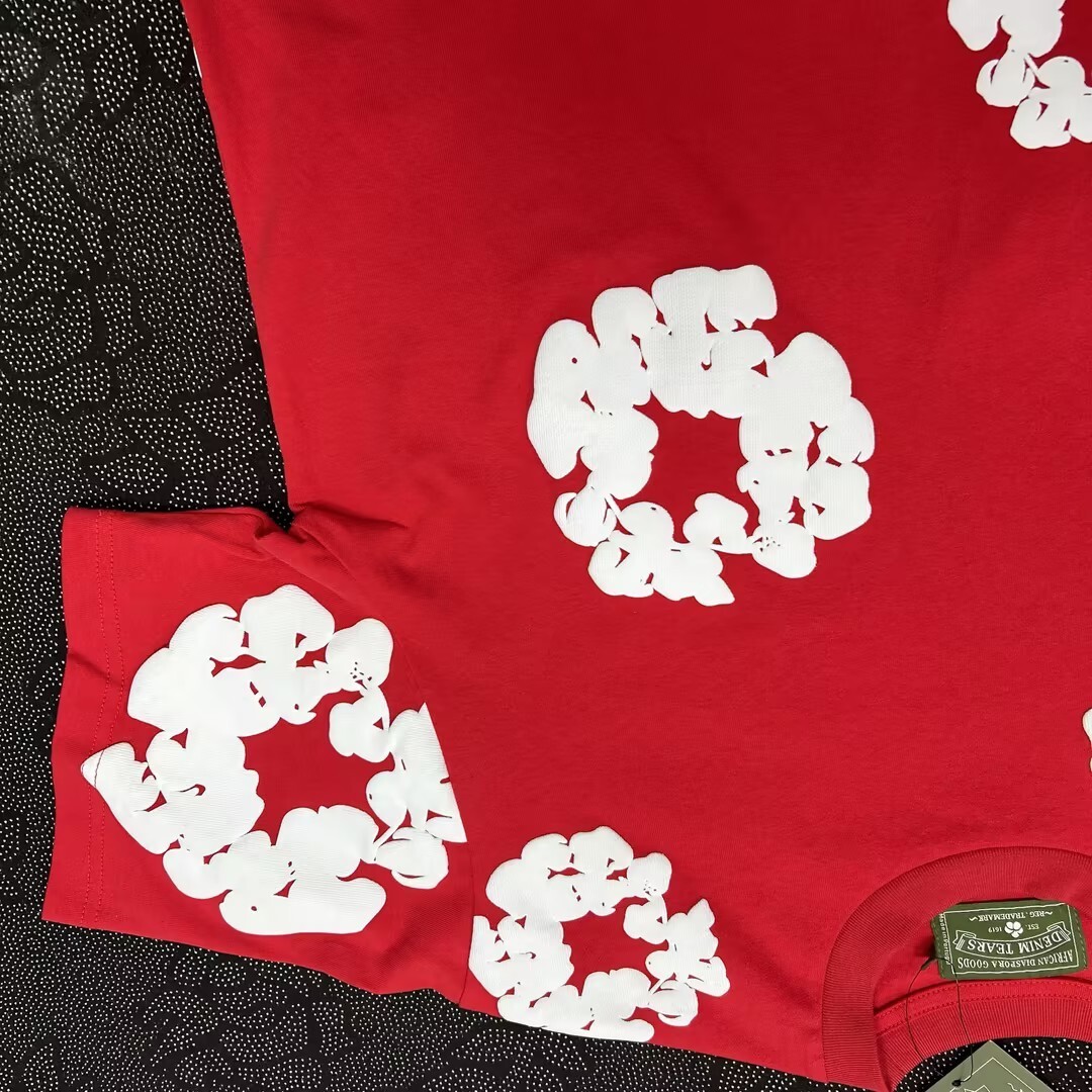 EM Sneakers Denim Tears The Cotton Wreath T-Shirt Royal Blue-DTT11