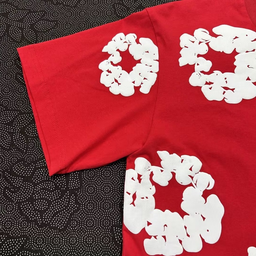 EM Sneakers Denim Tears The Cotton Wreath T-Shirt Royal Blue-DTT11