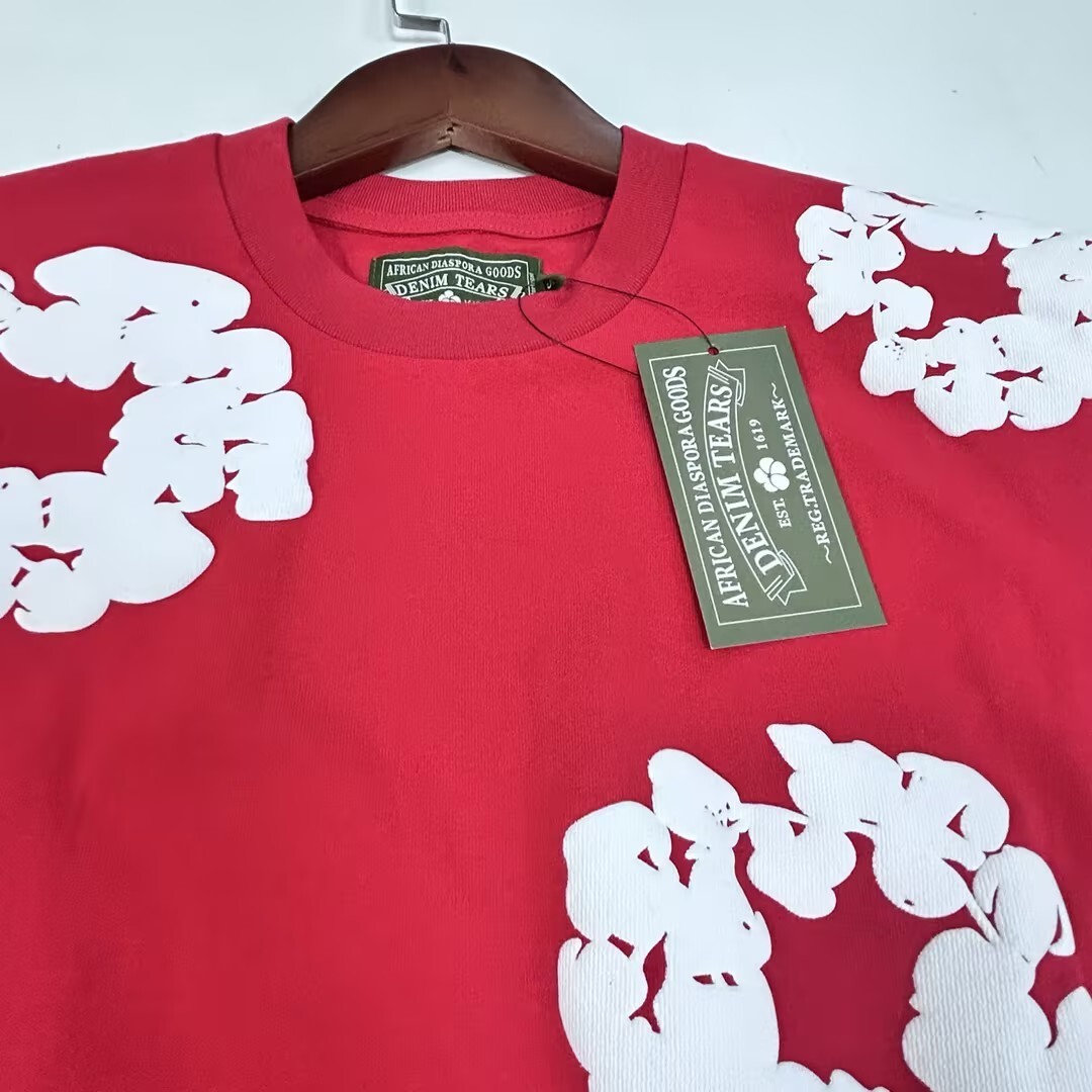 EM Sneakers Denim Tears The Cotton Wreath T-Shirt Royal Blue-DTT11