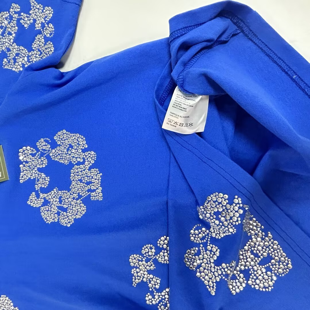 EM Sneakers Denim Tears The Cotton Wreath T-Shirt Royal Blue-DTT17