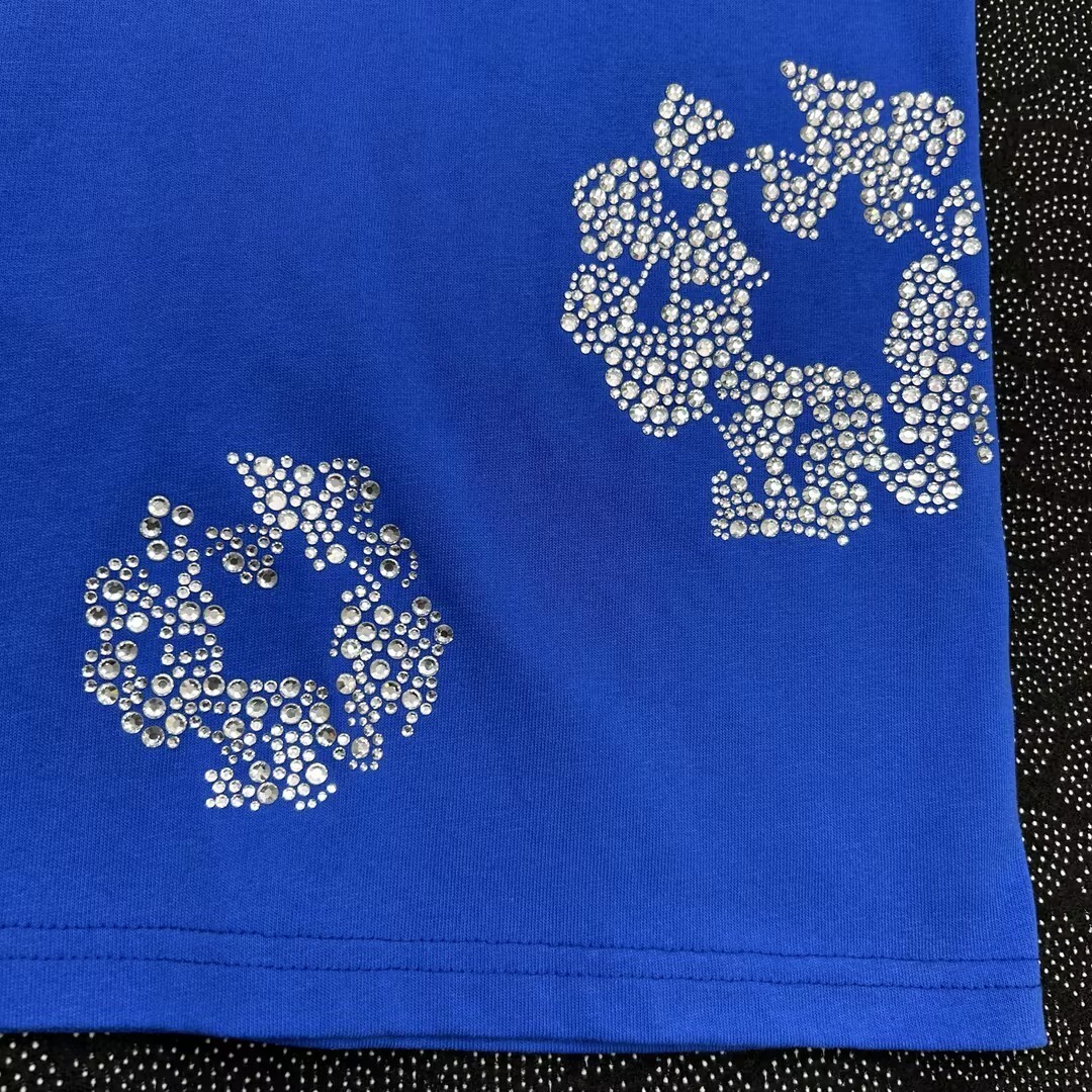 EM Sneakers Denim Tears The Cotton Wreath T-Shirt Royal Blue-DTT17