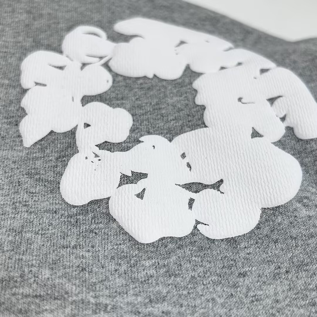 EM Sneakers Denim Tears The Cotton Wreath T-Shirt Royal Gray -DTT10