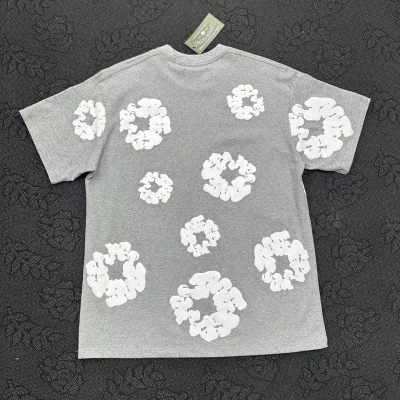 EM Sneakers Denim Tears The Cotton Wreath T-Shirt Royal Gray -DTT10 02