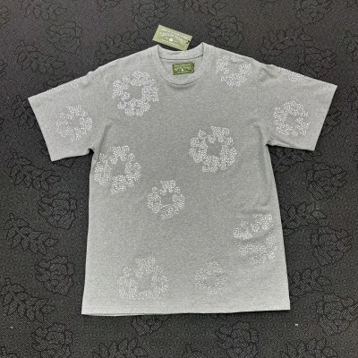 EM Sneakers Denim Tears The Cotton Wreath T-Shirt Royal Gray-DTT16 01