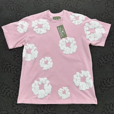 EM Sneakers Denim Tears The Cotton Wreath T-Shirt Royal Pink -DTT14 01