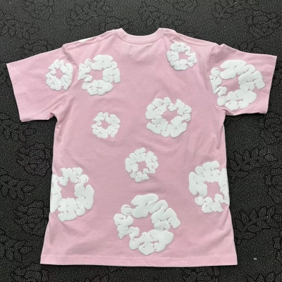 EM Sneakers Denim Tears The Cotton Wreath T-Shirt Royal Pink -DTT14 02